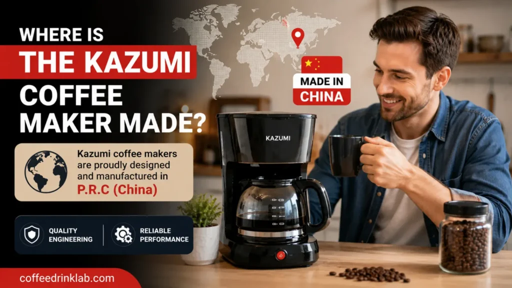 Where Is the Kazumi Coffee Maker Made?