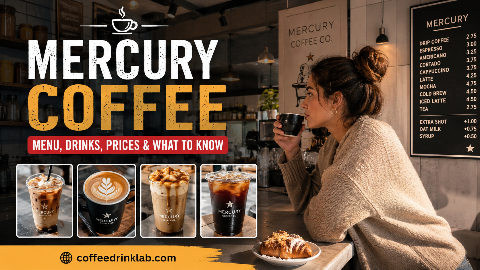 Mercury Coffee: Menu, Drinks, Prices & What to Know