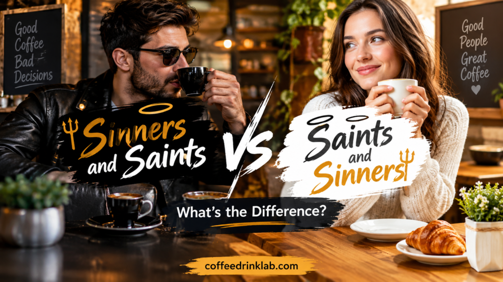 Sinners and Saints vs. Saints and Sinners: What's the Difference?
