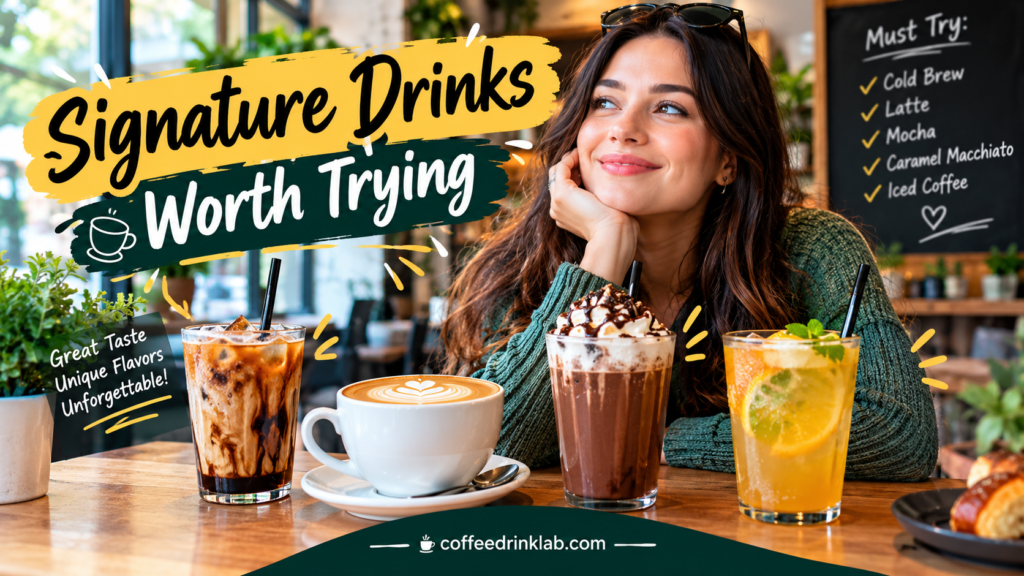 Signature Drinks Worth Trying