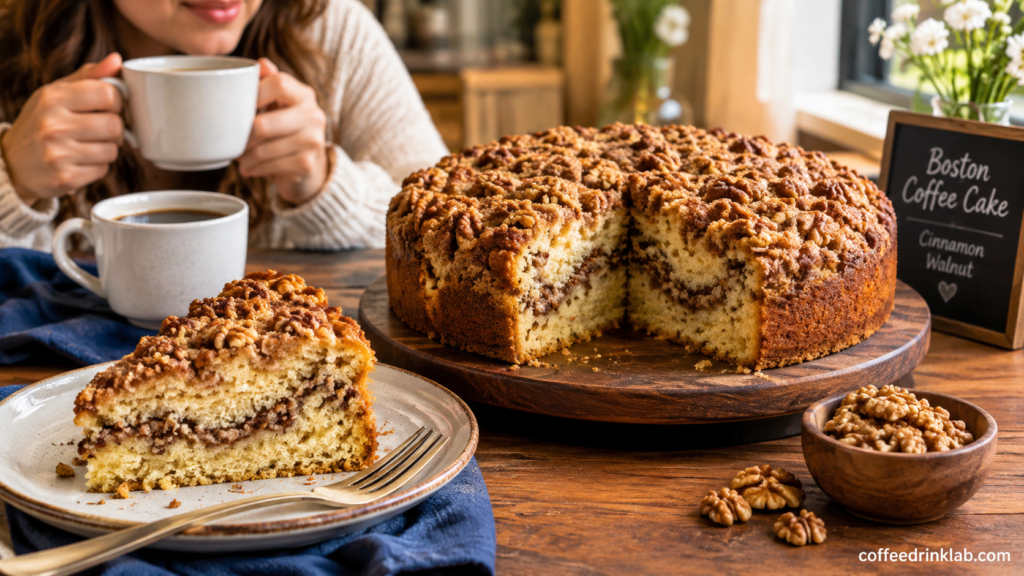 Original Boston Coffee Cake: Cinnamon Walnut