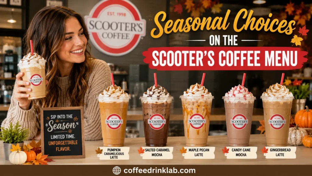 Seasonal Choices on the Scooters Coffee Menu
