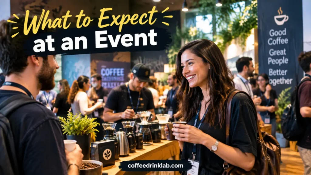 What to expect at an event