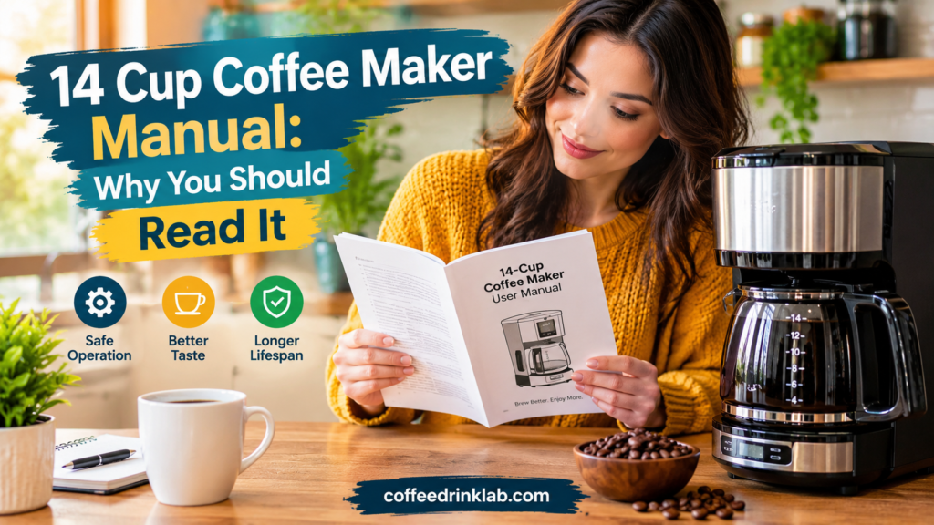14 Cup Coffee Maker Manual: Why You Should Read It