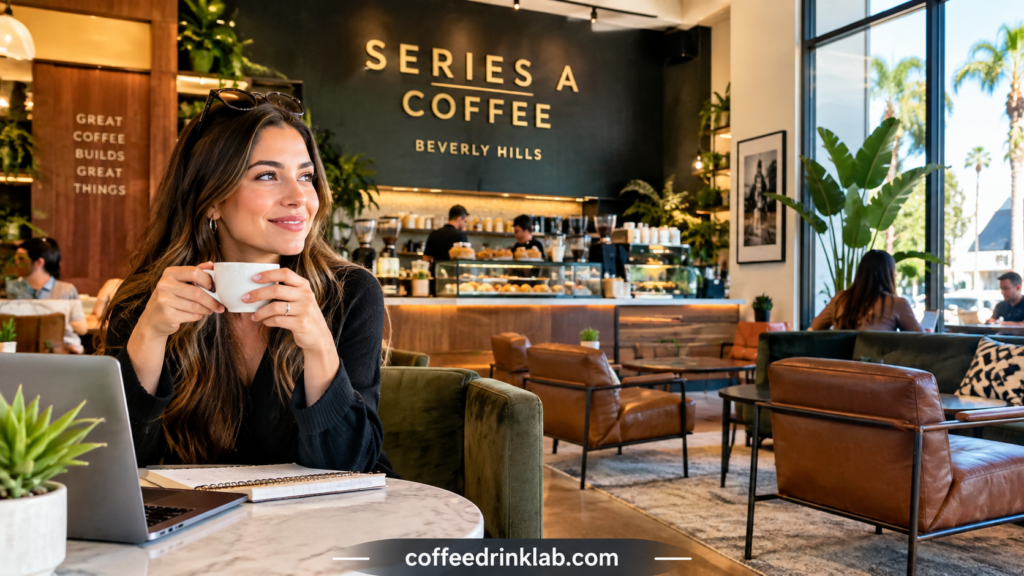 Series A Coffee Beverly Hills Interior & Atmosphere