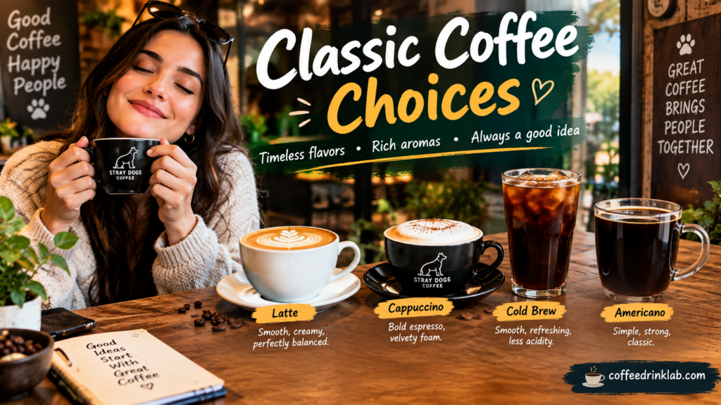 Classic coffee choices