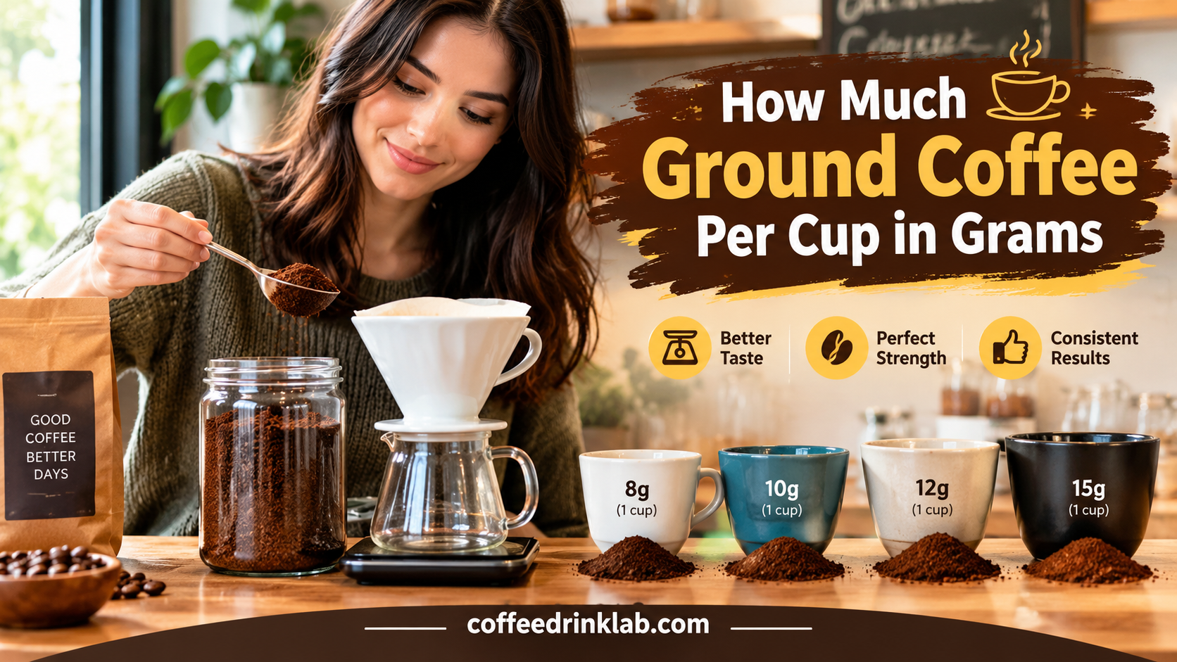 How Much Ground Coffee Per Cup in Grams