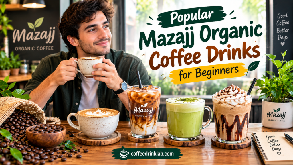 Popular Mazajj Organic Coffee Drinks for Beginners