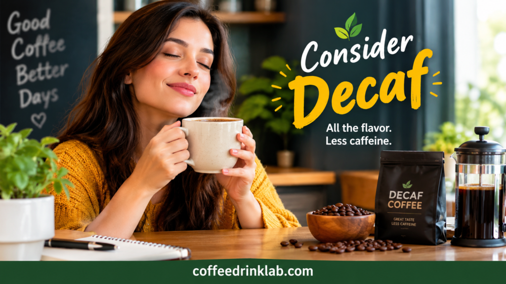 Consider decaf