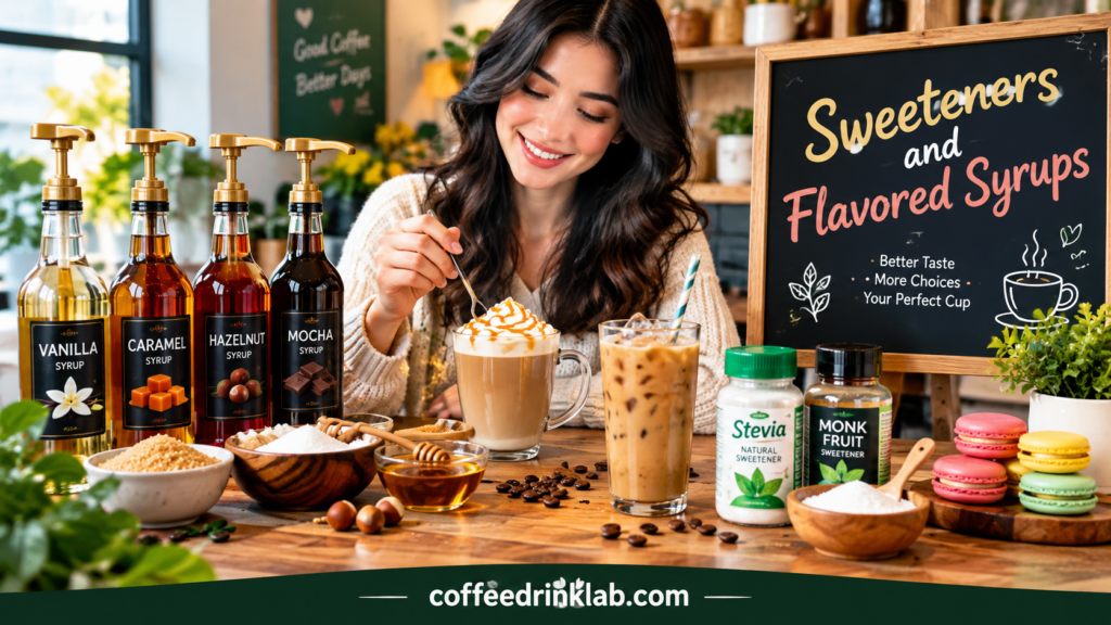 Sweeteners and flavored syrups