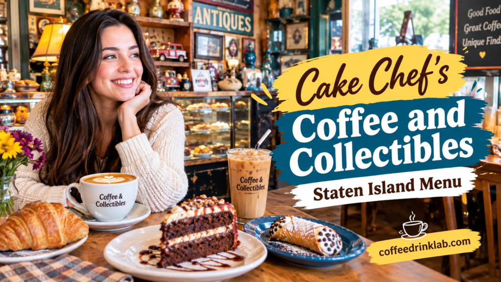Cake Chef's Coffee and Collectibles Staten Island Menu
