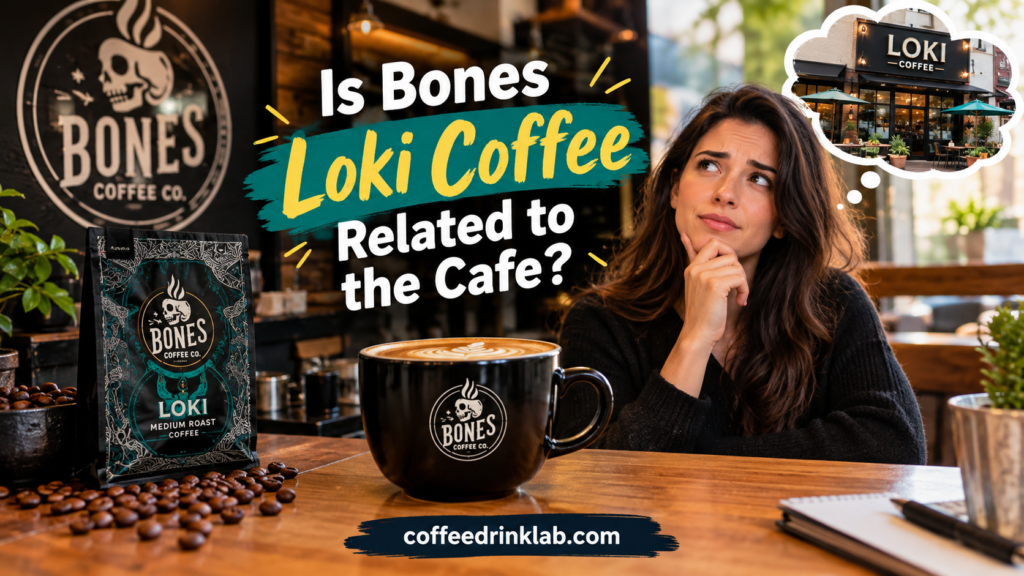 Is Bones Loki Coffee Related to the Cafe?