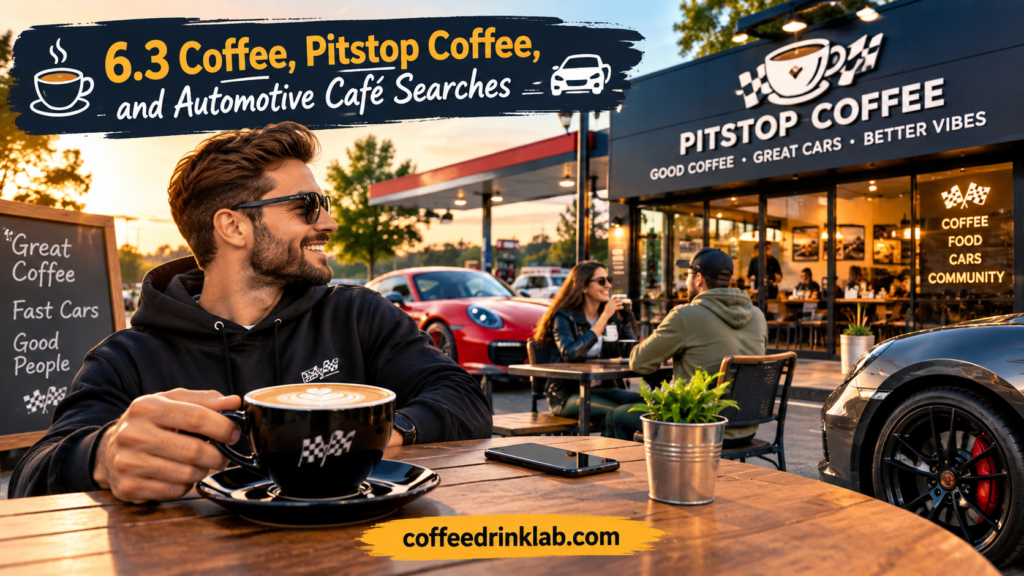 6.3 Coffee, Pitstop Coffee, and Automotive Café Searches