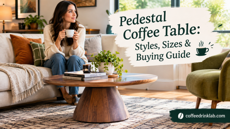 Pedestal Coffee Table: Styles, Sizes & Buying Guide