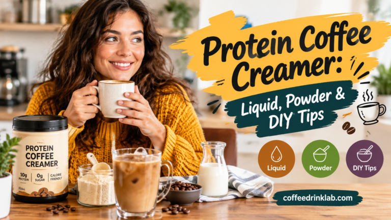 Protein Coffee Creamer: Liquid, Powder & DIY Tips