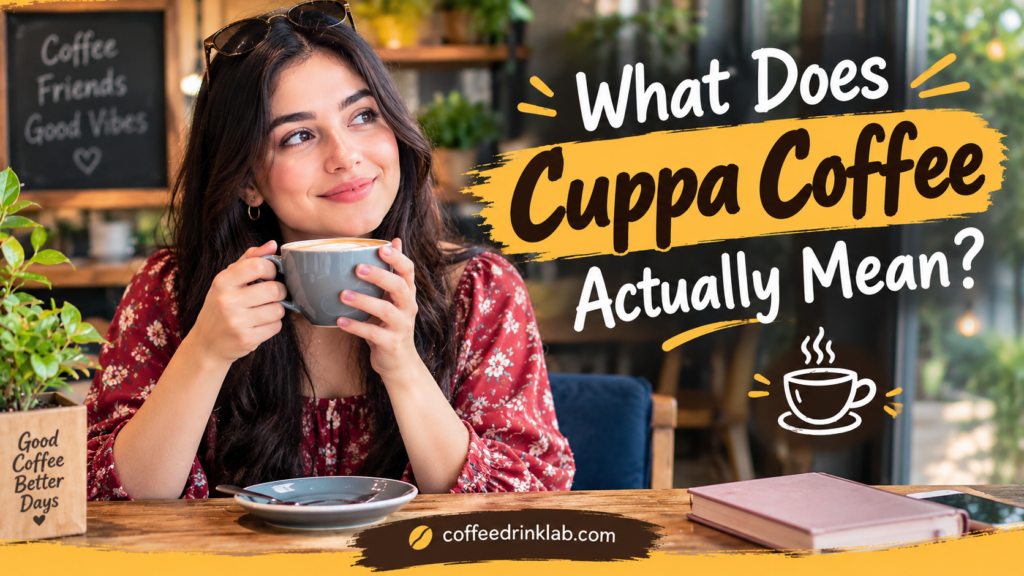 What Does Cuppa Coffee Actually Mean?
