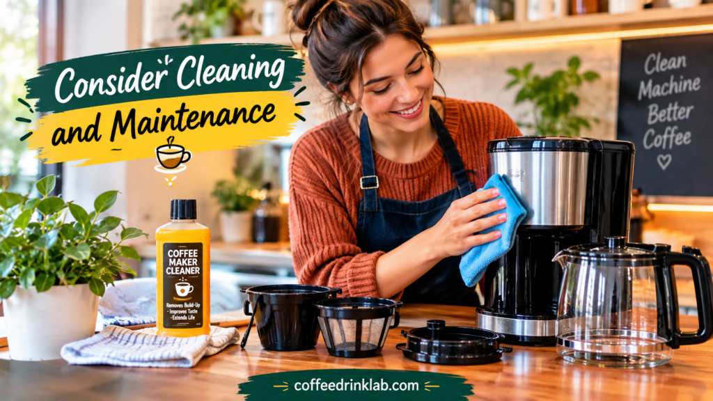 Consider Cleaning and Maintenance