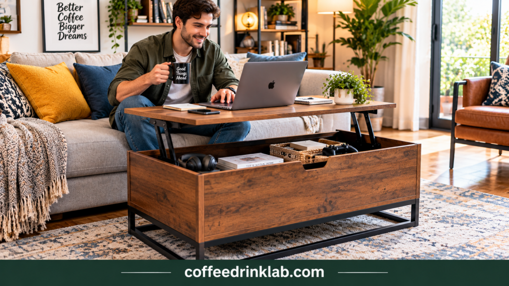 Coffee Table with Storage and Lift Top