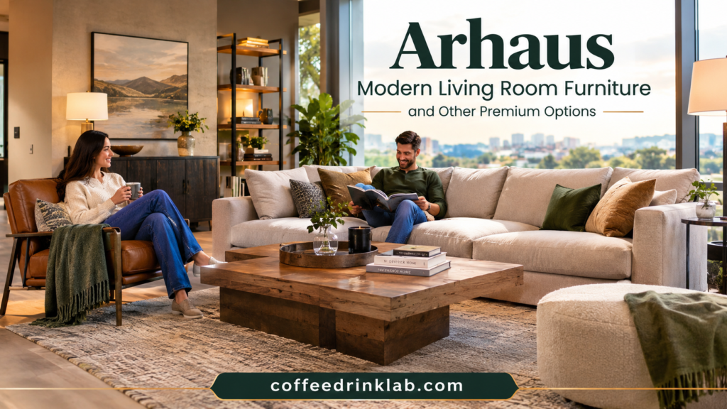 Arhaus Modern living room furniture and Other Premium Options  
