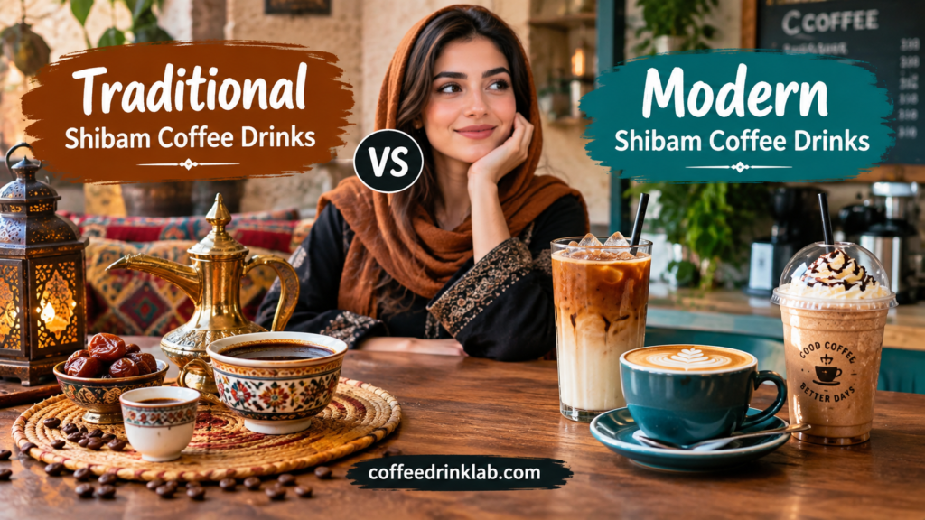 Traditional vs Modern Shibam Coffee Drinks
