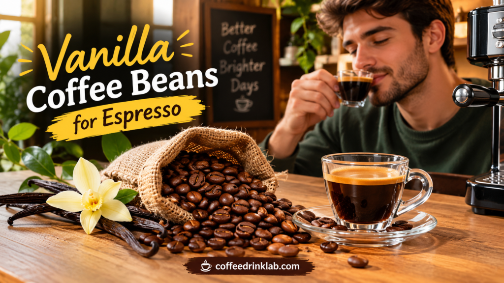 Vanilla Coffee Beans for Espresso