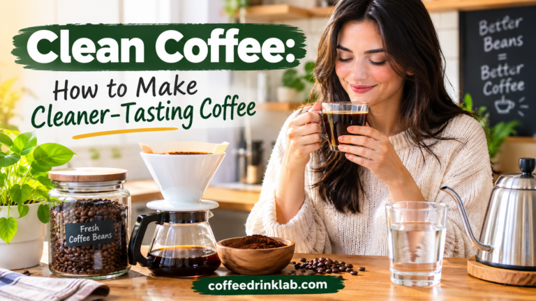 Clean Coffee: How to Make Cleaner-Tasting Coffee