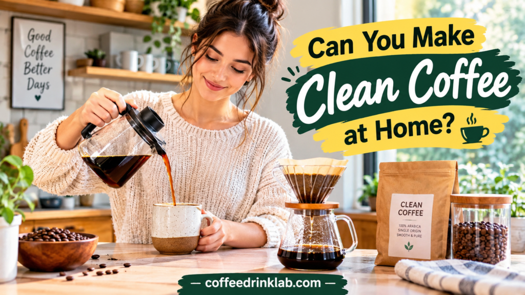 Can You Make Clean Coffee at Home?