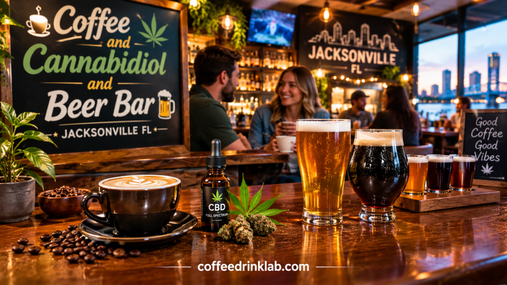 Coffee and cannabidiol and Beer Bar Jacksonville FL