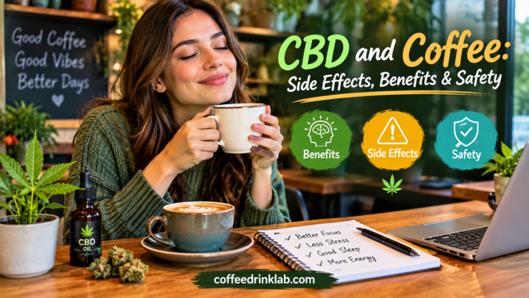 CBD and Coffee: Side Effects, Benefits & Safety