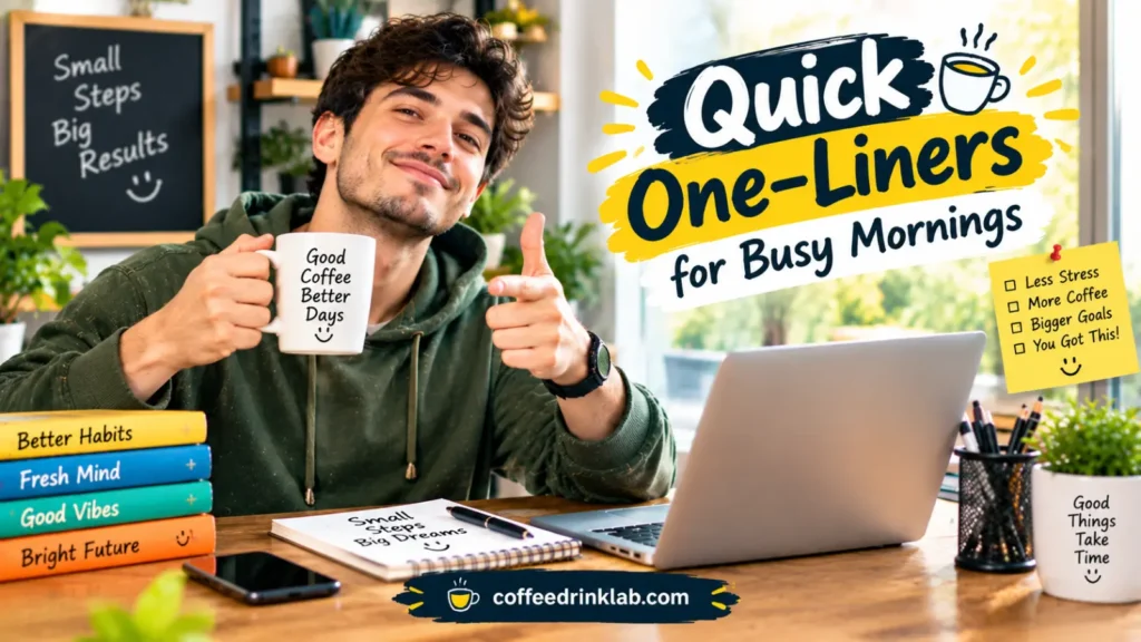 Quick One-Liners for Busy Mornings