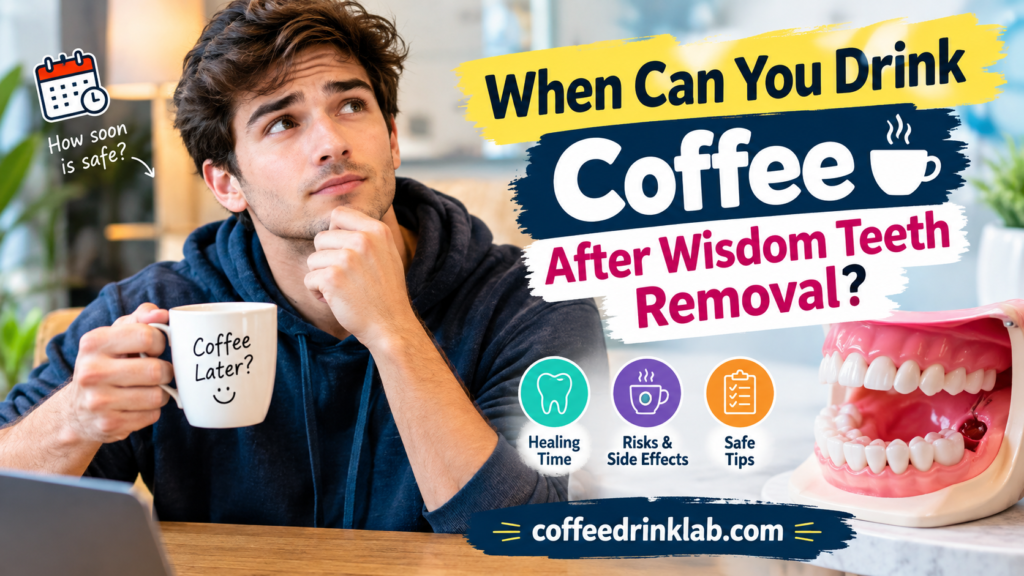 When Can You Drink Coffee After Wisdom Teeth Removal? 